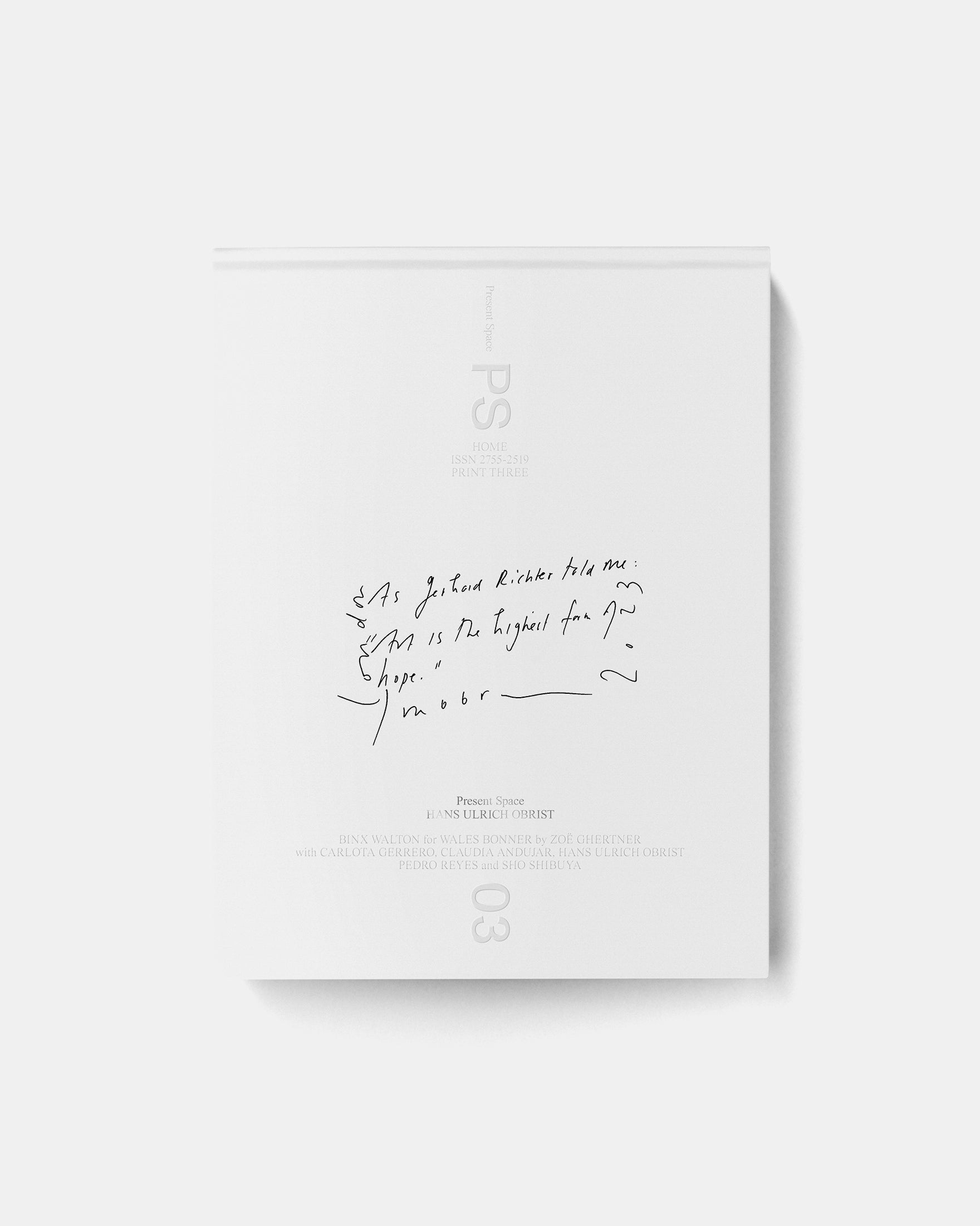 PRESENT SPACE, PRINT THREE