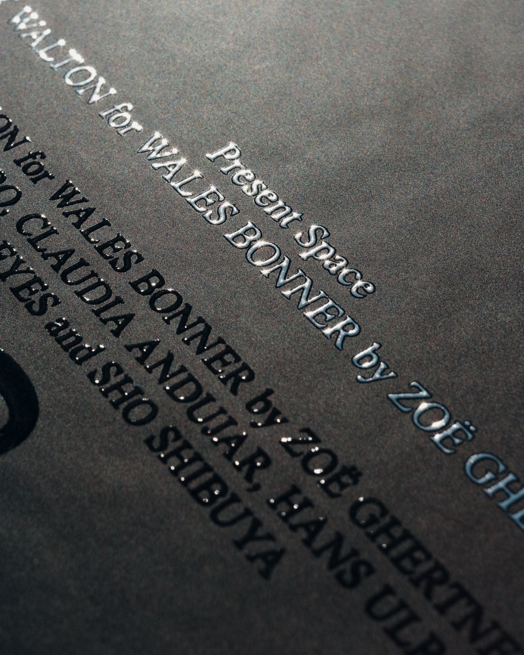 PRESENT SPACE, PRINT THREE