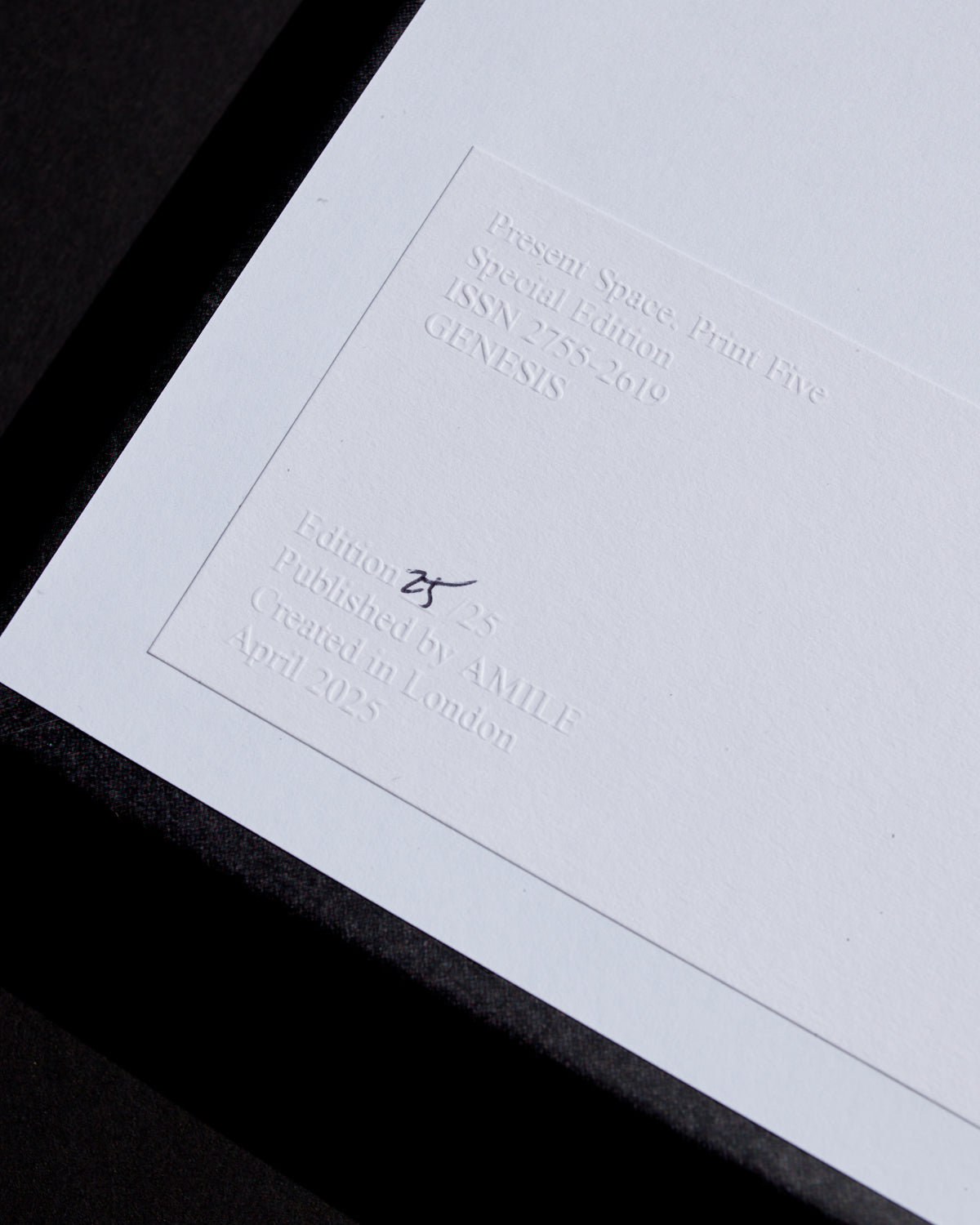 PRESENT SPACE, PRINT FIVE